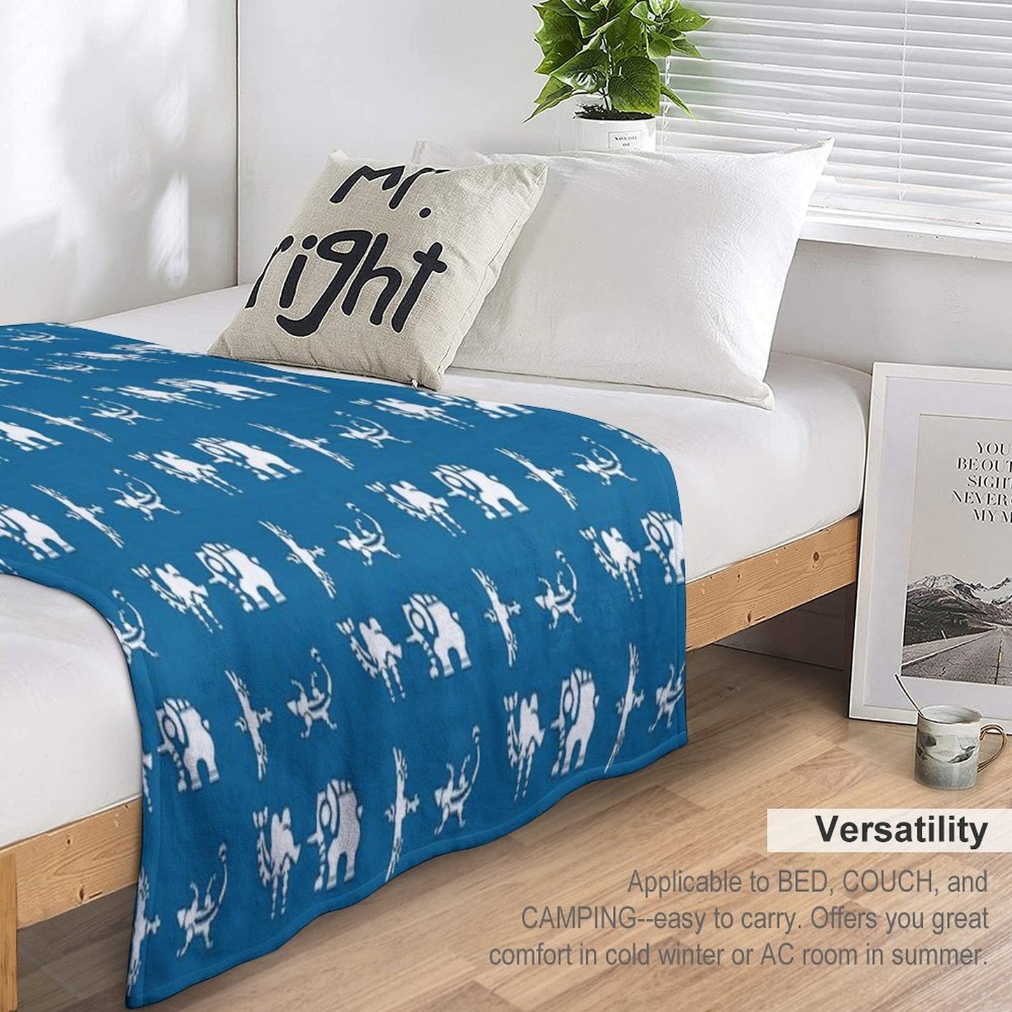 Divine Beasts Throw Blanket