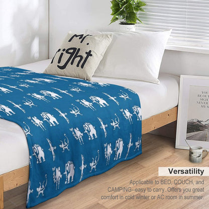 Divine Beasts Throw Blanket