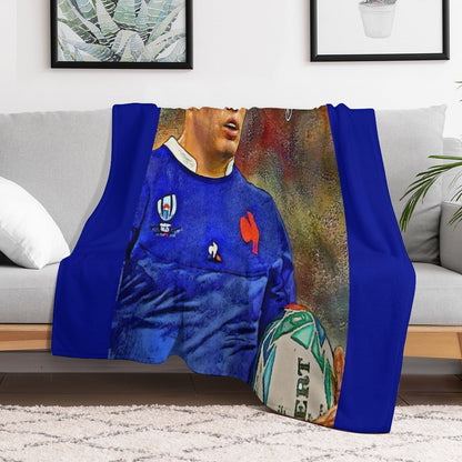 •Antoine Dupont• Art  ► Throw Blanket