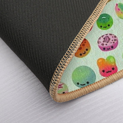 Baby Succulents - Mix (green)  High-Traffic Bath Mat