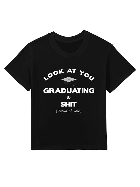 Funny Graduation Gift Ideas For Mom Parents Or Friends Kids T-Shirt