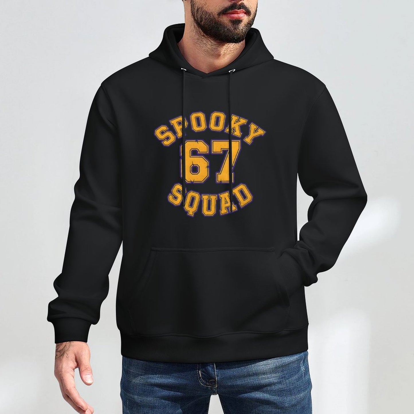 Funny Spooky Squad 67 Kids Adult Halloween 67 Haunted by 67 Premium Tri-Blend Durable Construction Hoodie