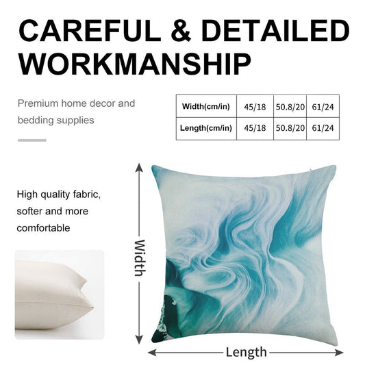 Marble Sandstone - Oceanic Linen Throw Pillow Cover