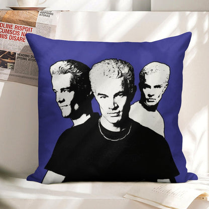 A Trio of Spike Linen Throw Pillow Cover
