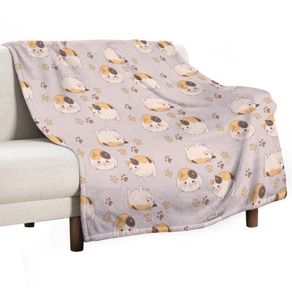 FFXIV - Fat Cats Throw Blanket