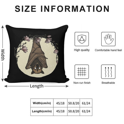Bat Crazy Soft Luxury Feel Throw Pillow