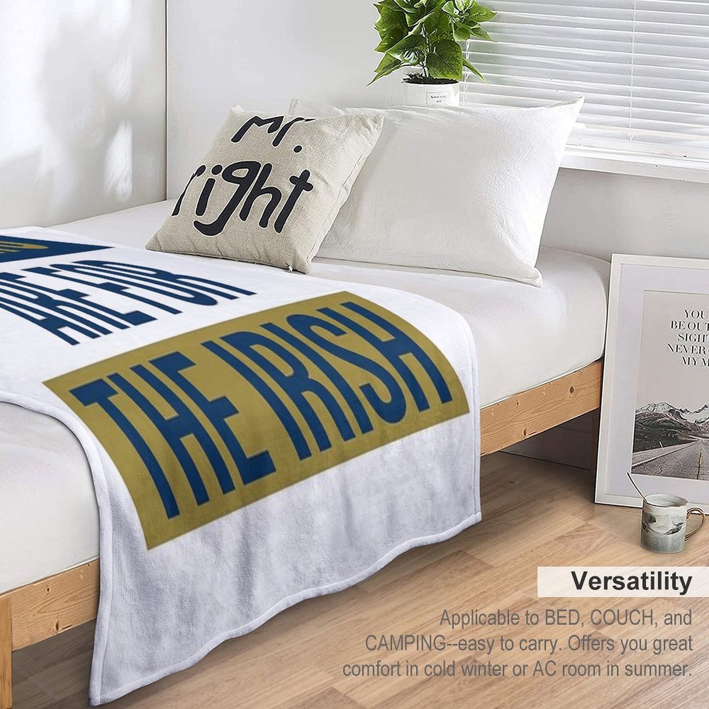 Saturdays Are For The Irish Shirts & Stickers Throw Blanket