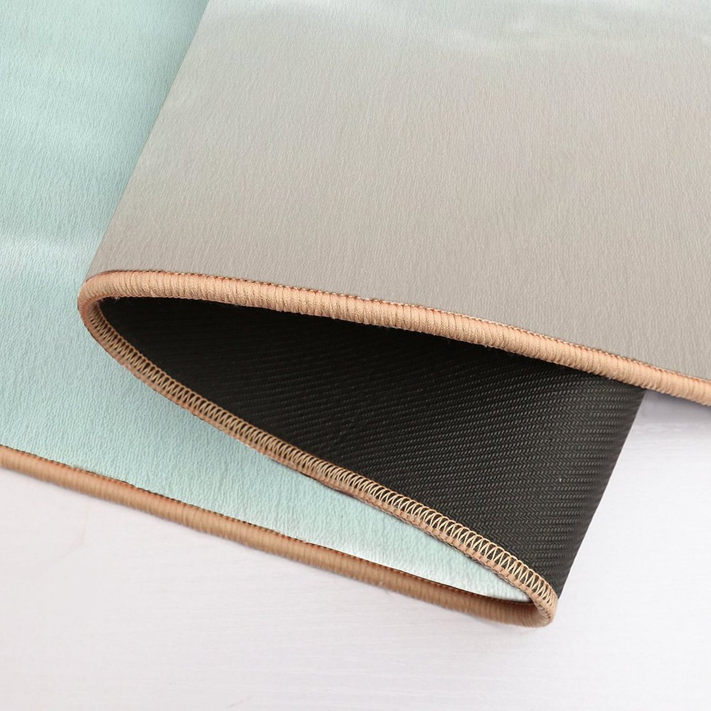 Neutral Colors Beach Bath Mat