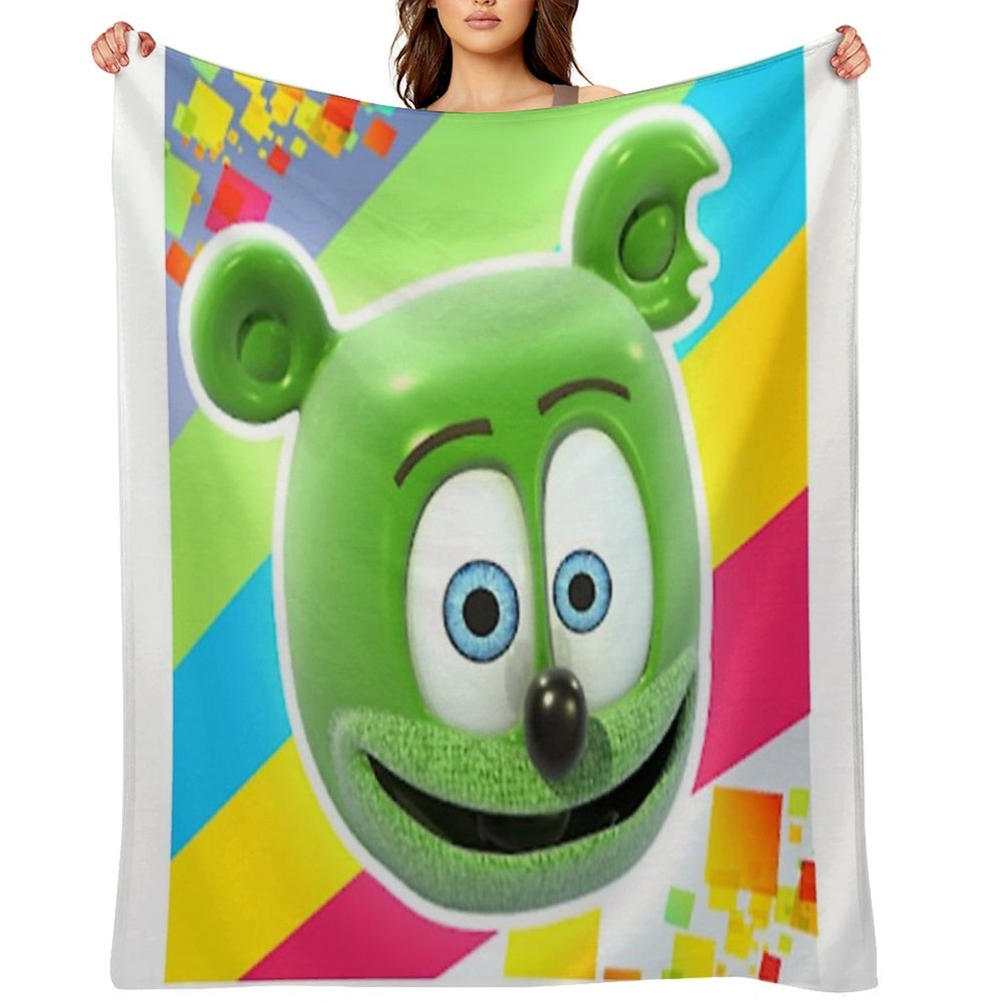 Gummibar (the Gummy Bear) Throw Blanket