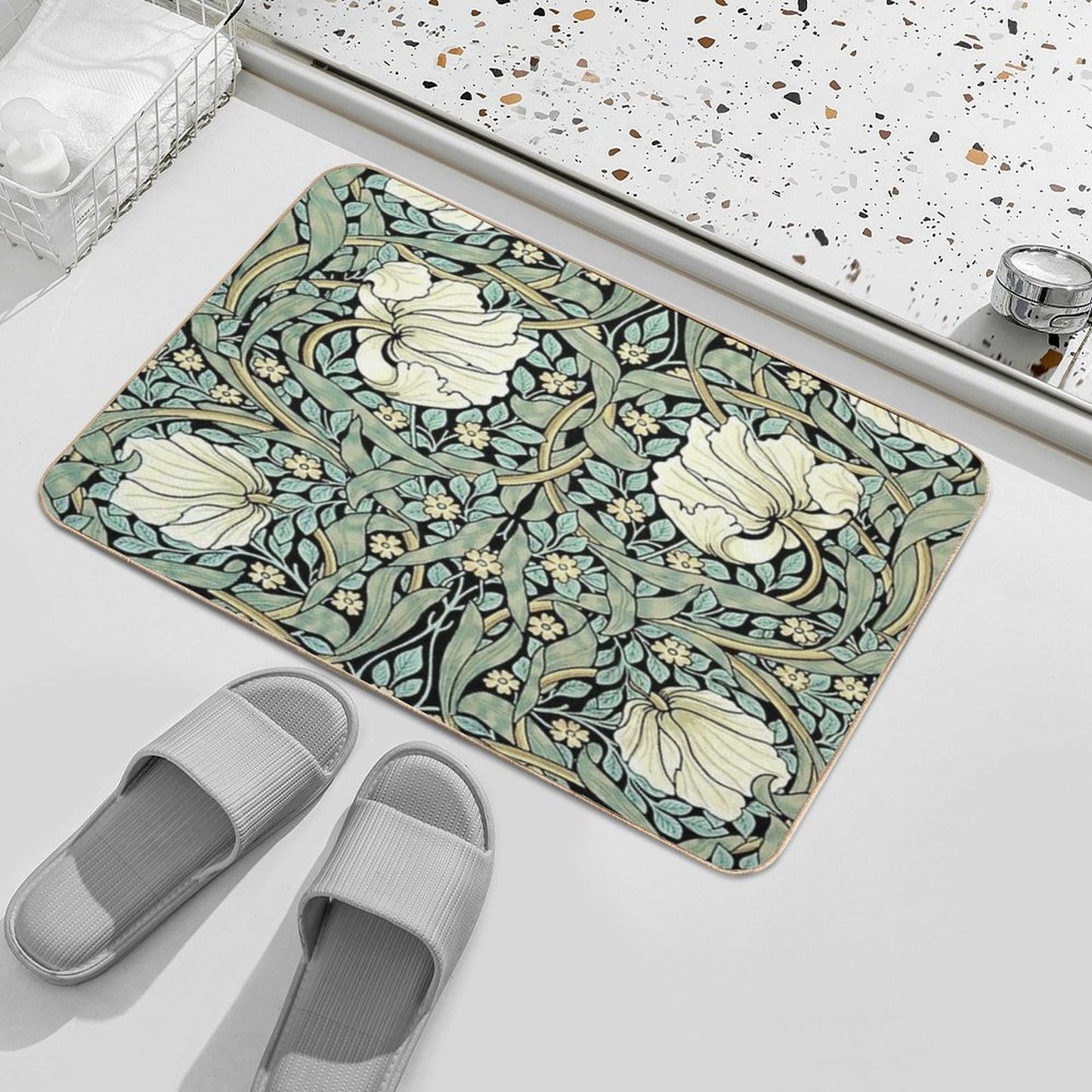 William Morris - Pimpernel Bath Mat
