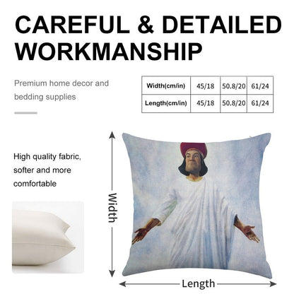Lord Farquaad As God Linen Throw Pillow Cover