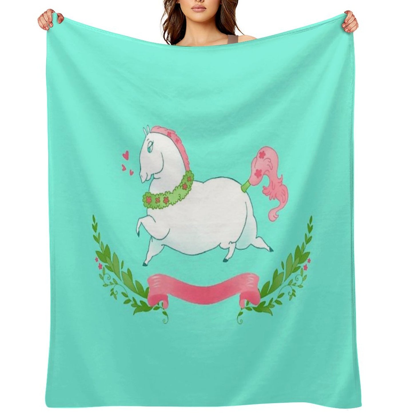Opera Horse Throw Blanket