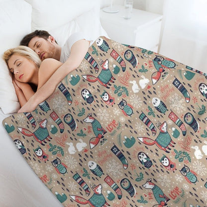 Christmas Wishes Throw Blanket