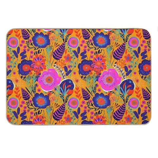 Botanically Bold - 70's Retro Bath Mat