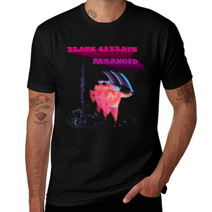 Black Sabbath Official Paranoid Motion Trails  Breathable T-Shirt