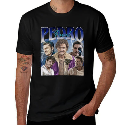 Pedro Pascal Homage T Shirts  Polyester Blend T-Shirt