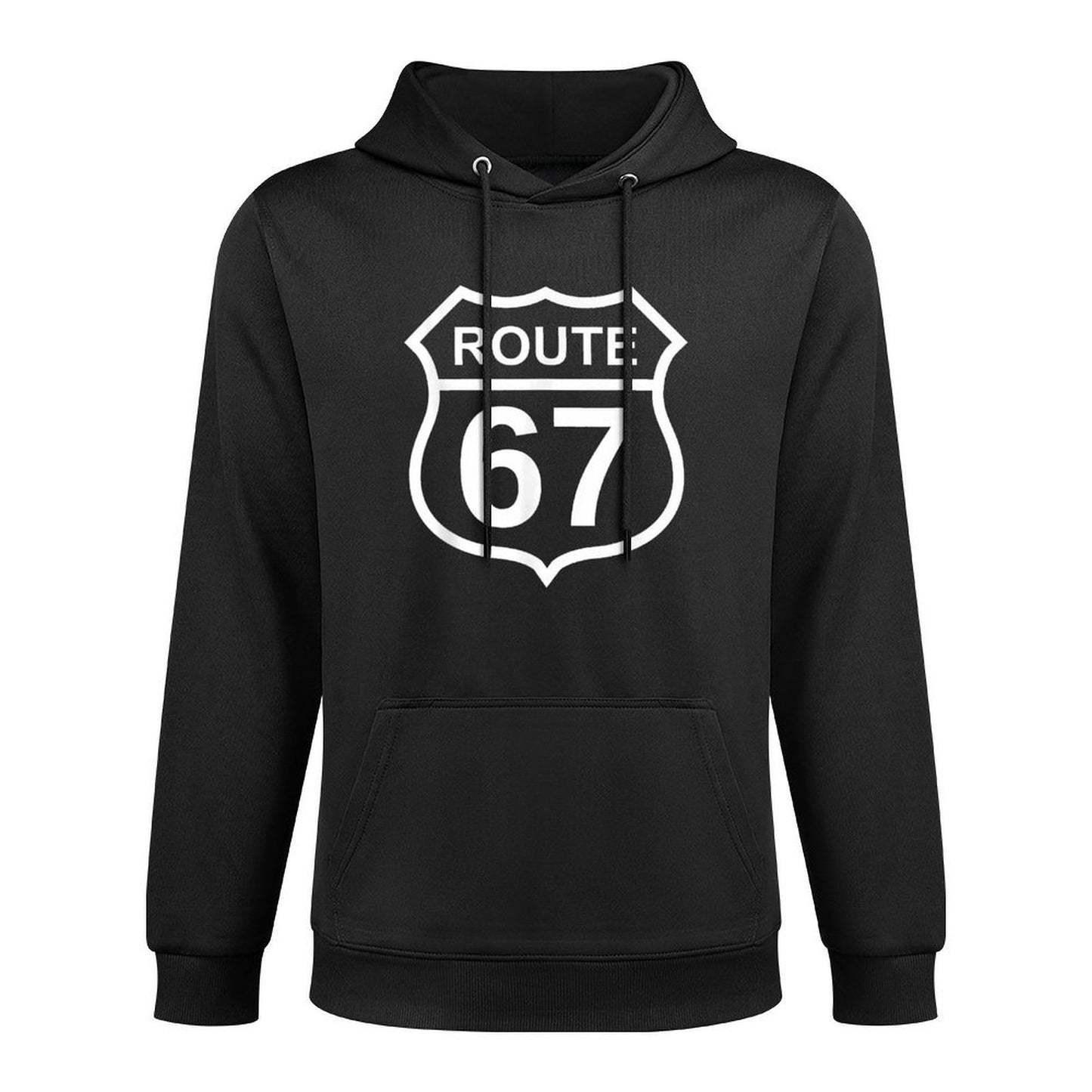 Route 67 Funny Six Seven 6 7 Meme Interstate Highway I-67 Casual Wear Hoodie