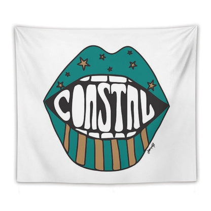 Coastal Carolina Funky Lips Tapestry