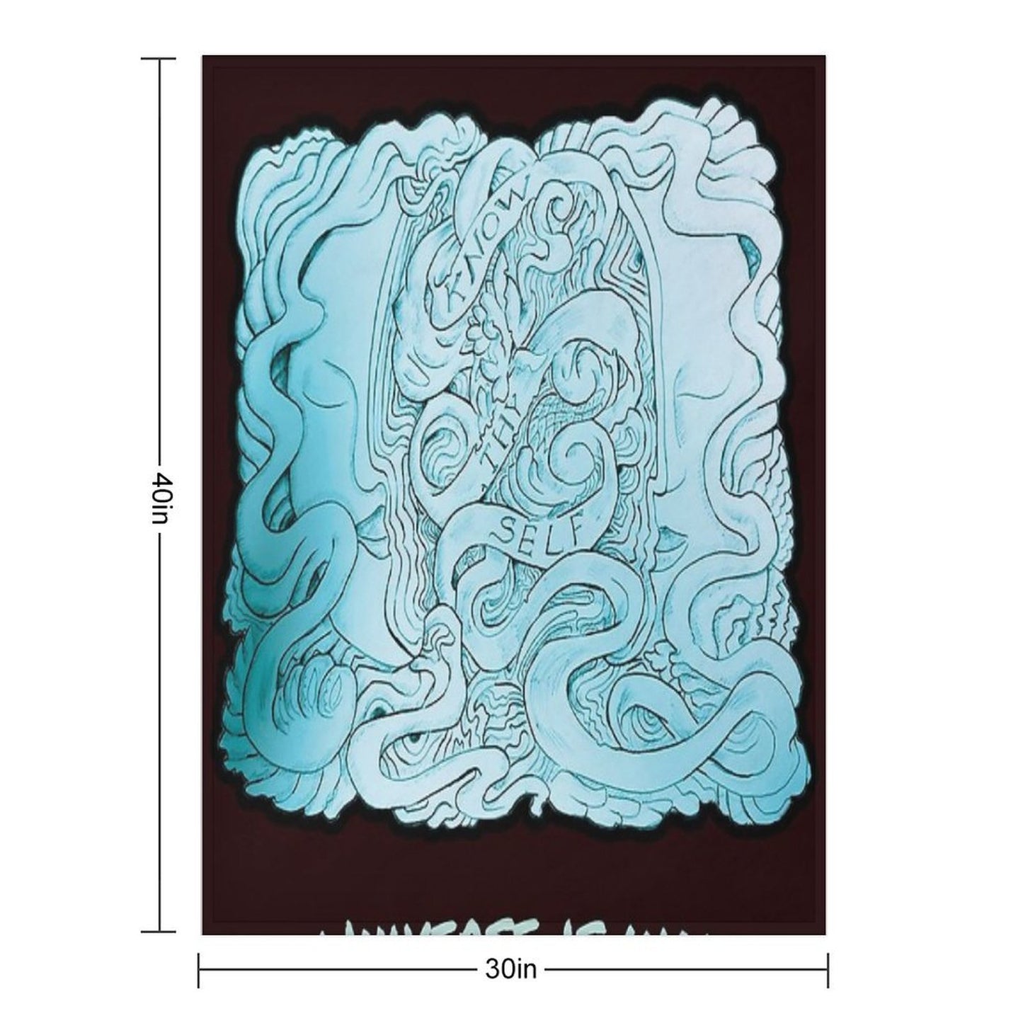 Open Your Mind. The Universe Is Waiting. Throw Blanket