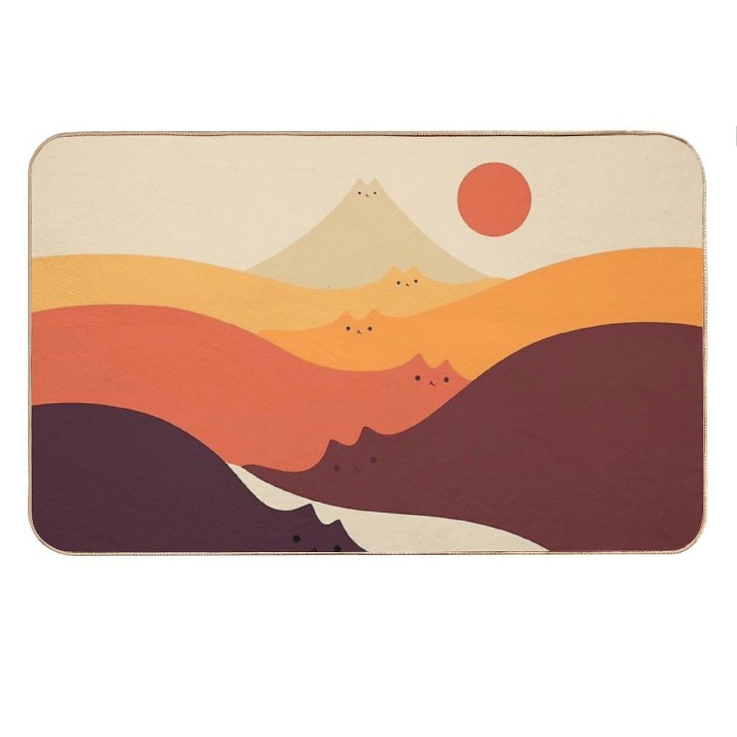 Cat Landscape 87 Bath Mat