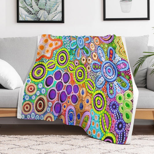 Family Travelling Throw Blanket