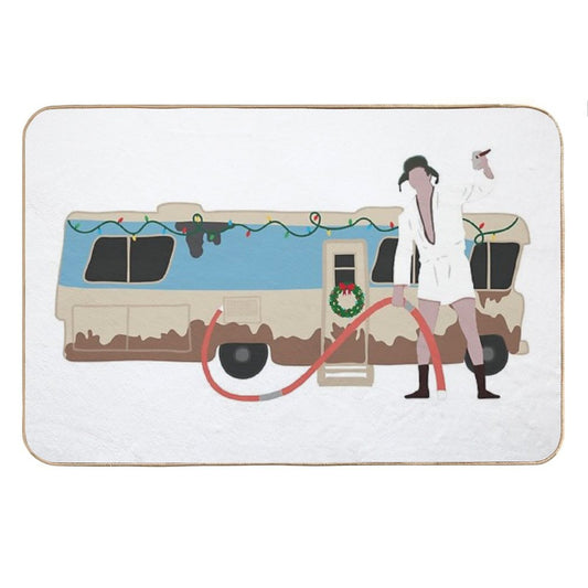 Cousin Eddie Merry Christmas Shitters Full Bath Mat