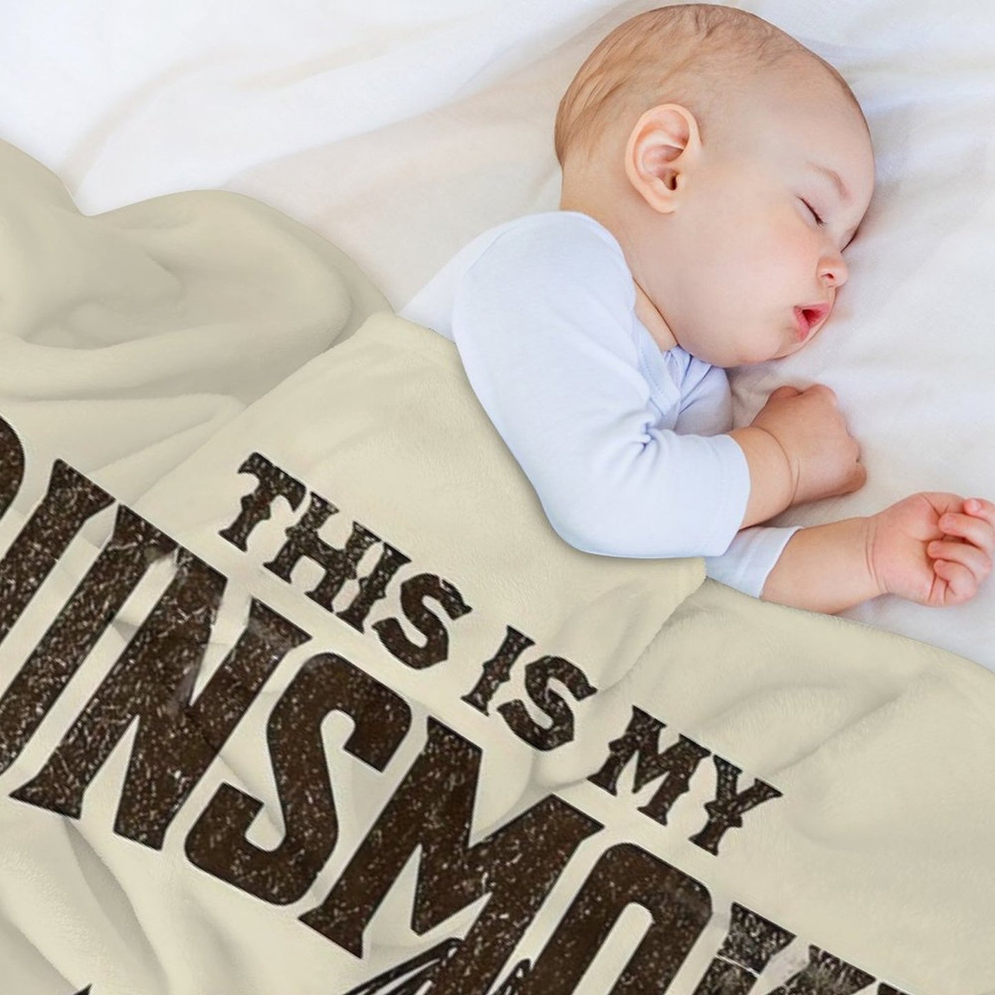 This Is My GUNSMOKE Watching Blanket Funny Retro TV Throw Blanket