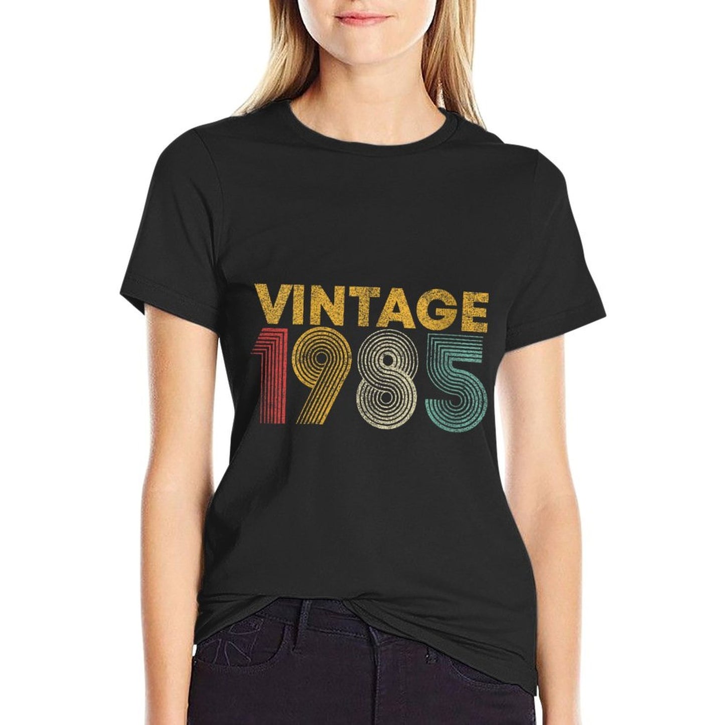 Womens Vintage 1985 40th Birthday Gift Men Women 40 Years Old  Graphic-printed T-Shirt