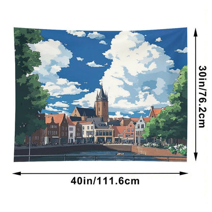Nijmegen  Anime Style Tapestry