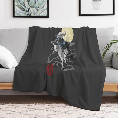 The Great Grey Wolf - Sifkami Throw Blanket