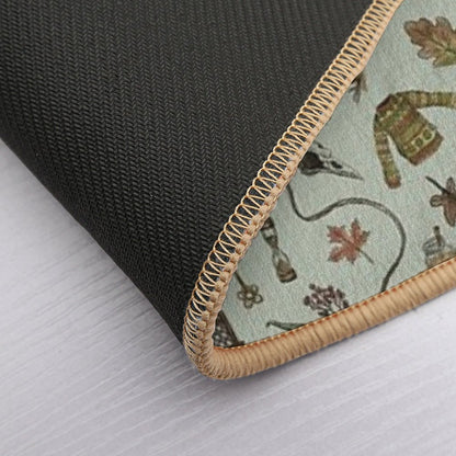 Green Cozy Crone Bath Mat