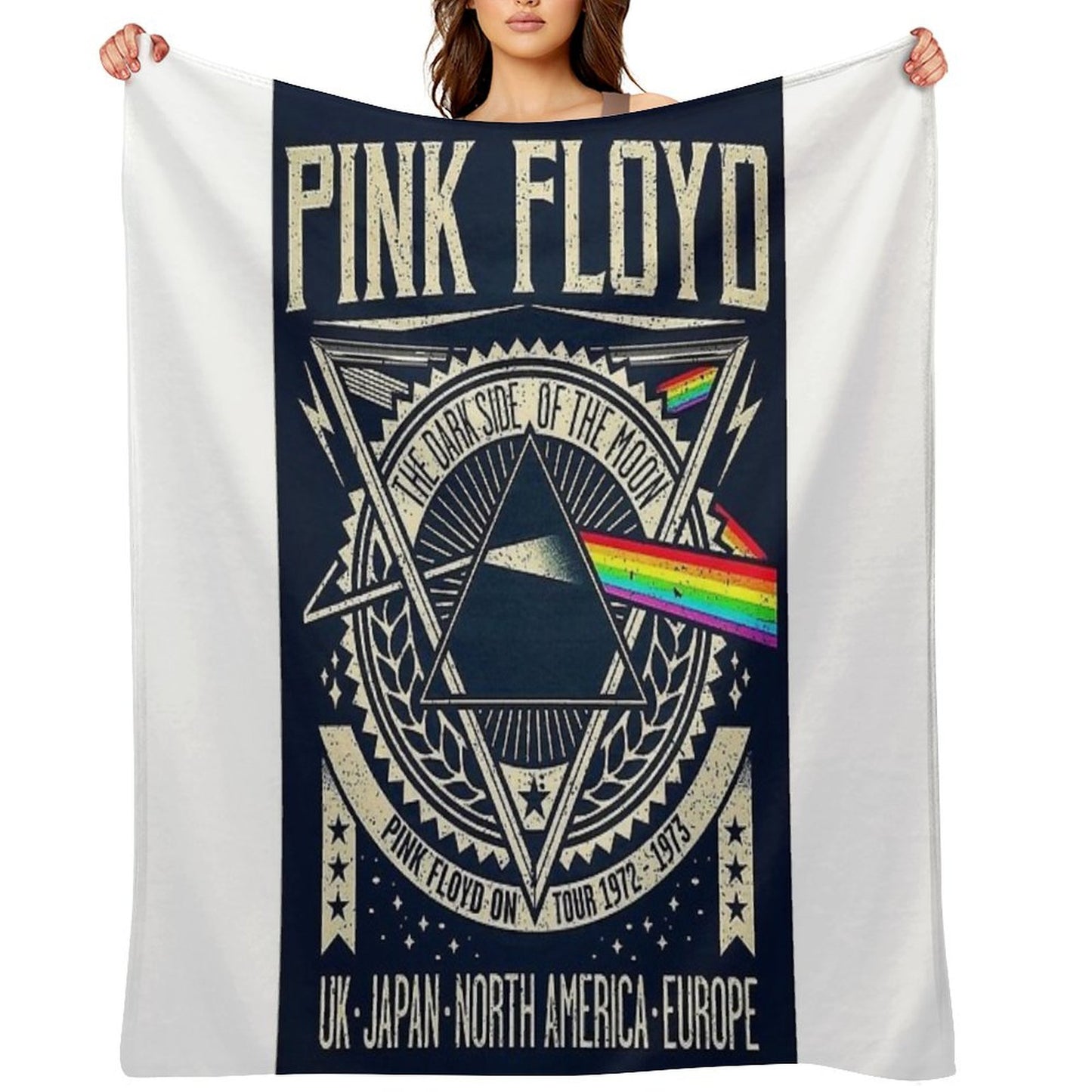 Tour Musical - The Drack Side Of The Moon Poster Throw Blanket
