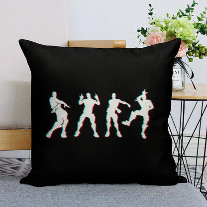 Battle Royale Victory Dance Cool Justice Dance Linen Throw Pillow Cover