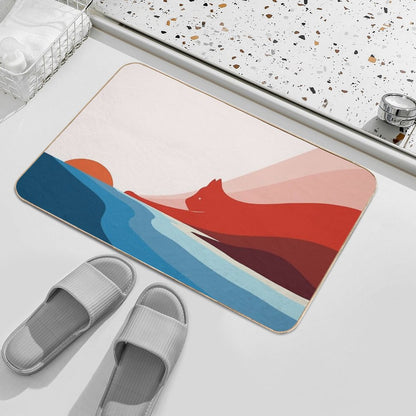 Cat Landscape 6 Bath Mat