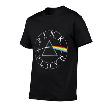 Pink Floyd Rock Band Prism Circle Logo  Breathable T-Shirt