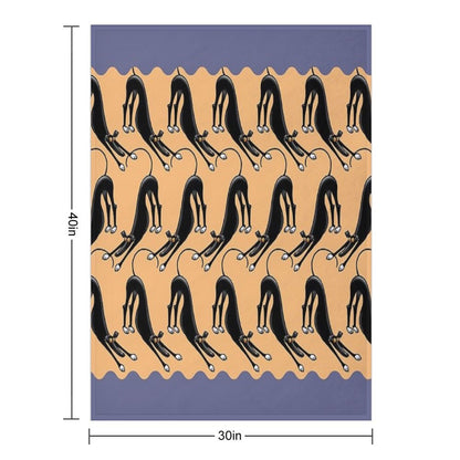 Bowdown Pattern Throw Blanket