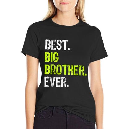 Best Big Brother Evernager Older Sibling For Boys T-Shirt