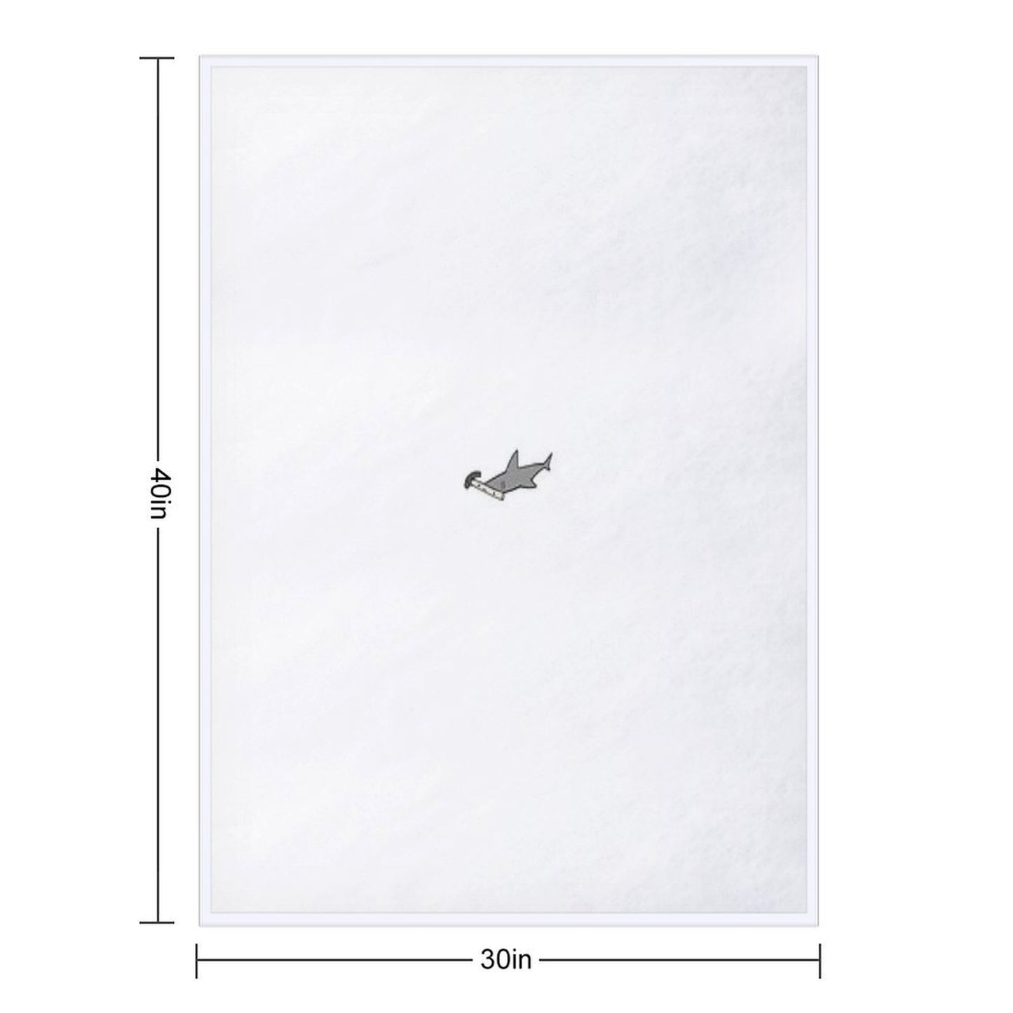 Hammerhead Shark Throw Blanket