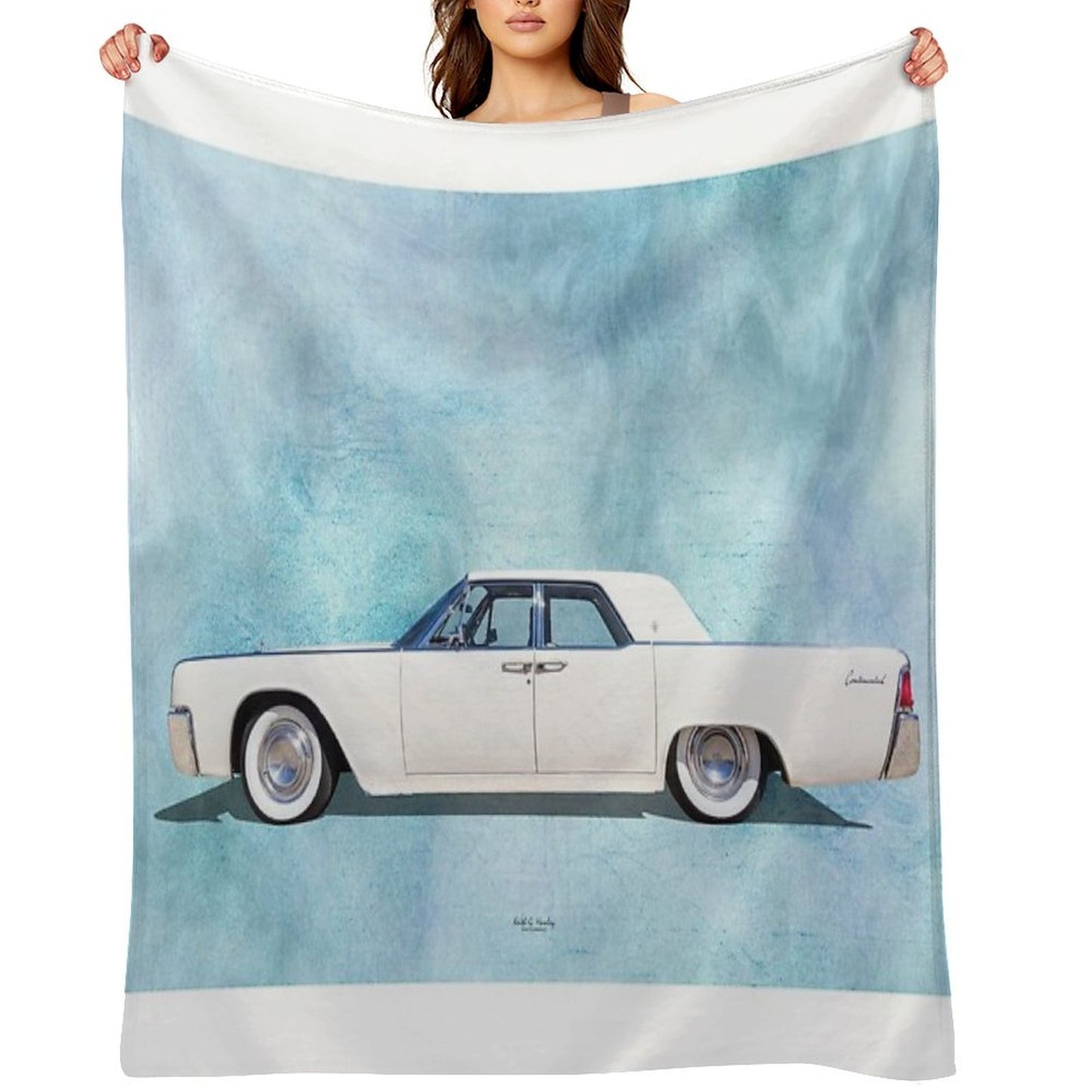 Lincoln Continental Throw Blanket