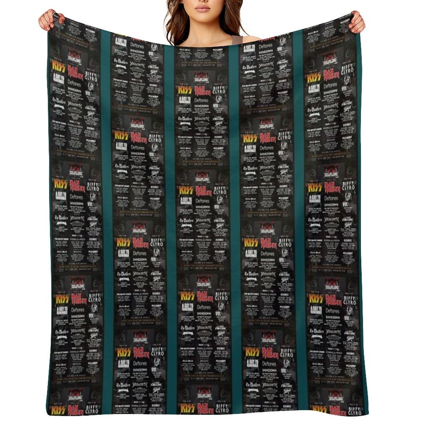 Download UK Fest Throw Blanket