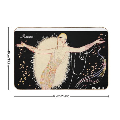 BAL PETITS LITS BLANCS  Vintage 1928 Opera Print Bath Mat