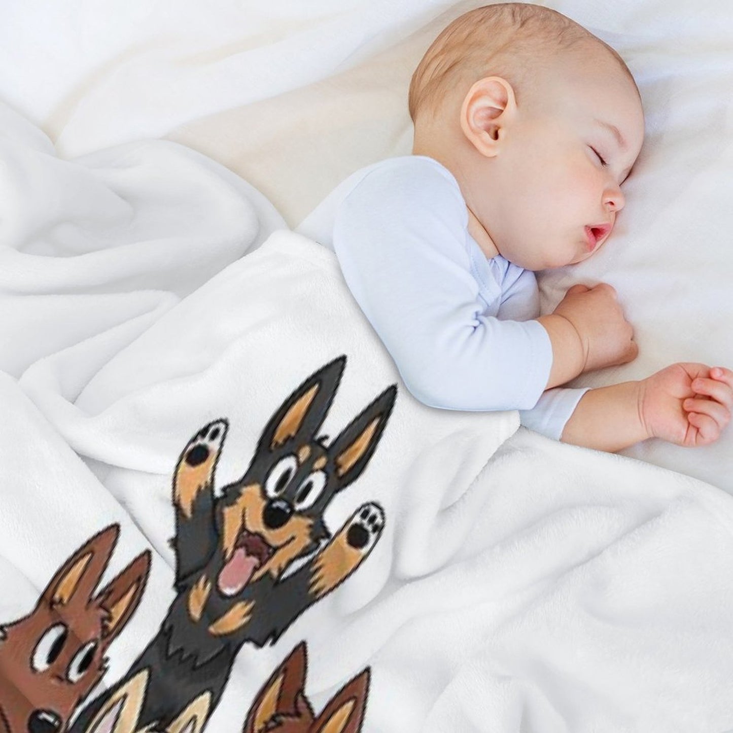 Kelpie Pile Throw Blanket