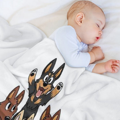 Kelpie Pile Throw Blanket