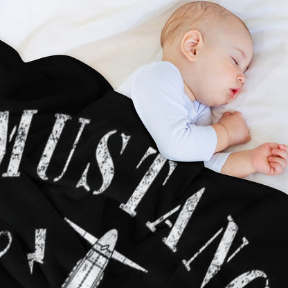 P-51 Mustang Throw Blanket