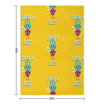 Drop A Beet Throw Blanket
