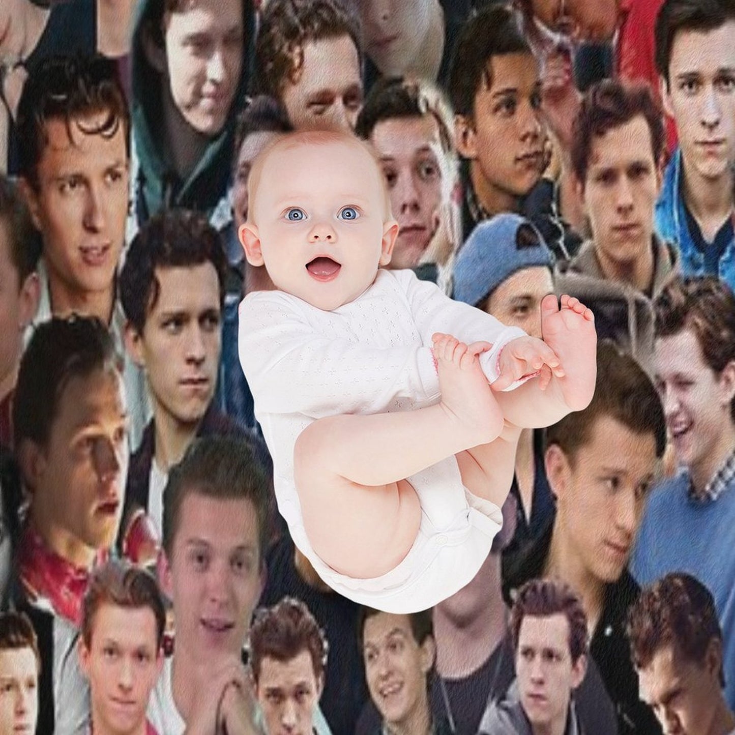 Tom Holland College Throw Blanket