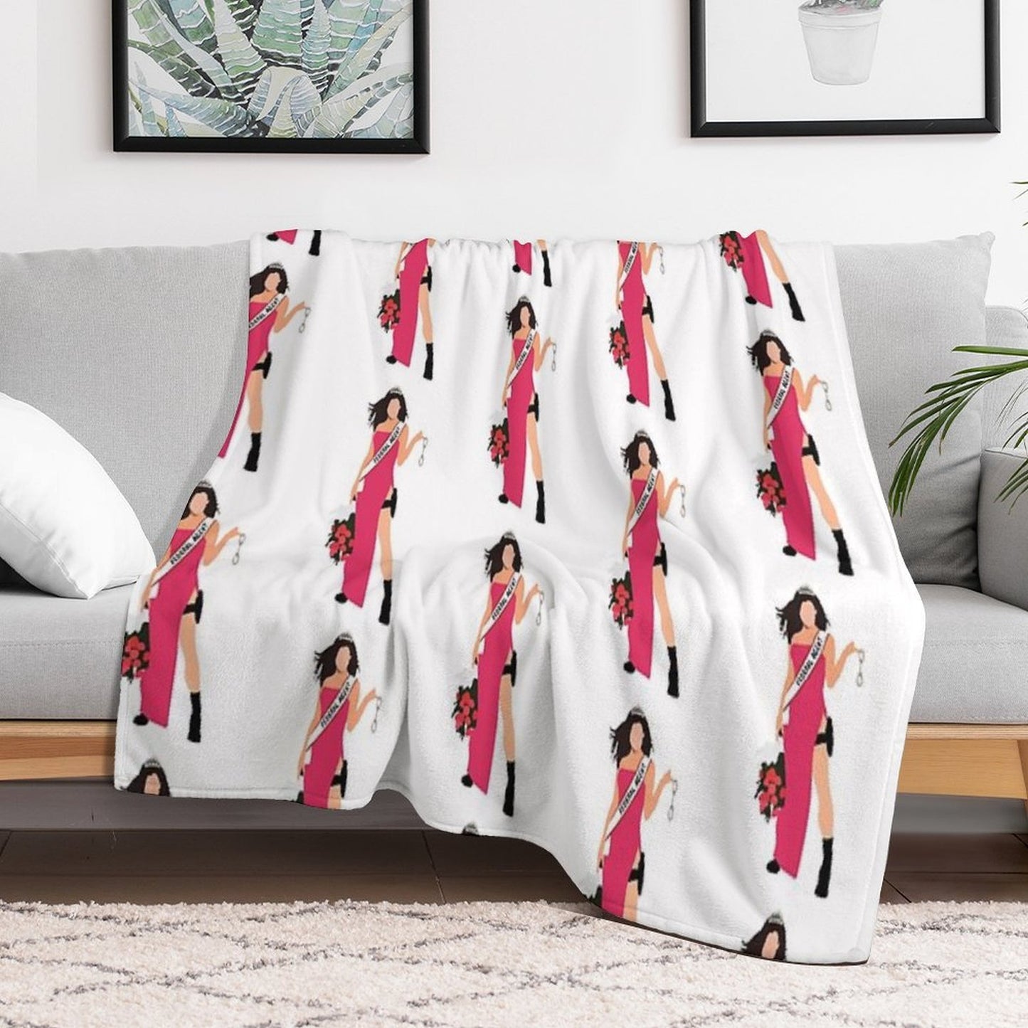 Miss Congeniality Throw Blanket