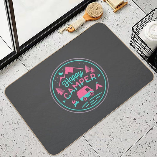 Happy Camper Soft-top  Long-Lasting Bath Mat