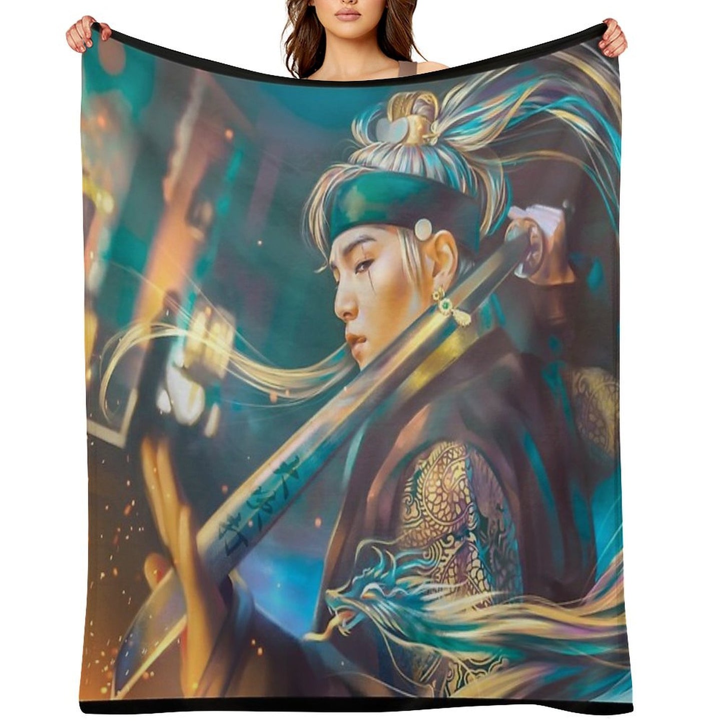 Agust D Daechwita Throw Blanket