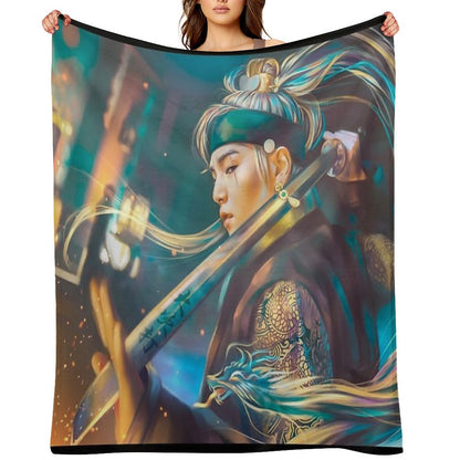 Agust D Daechwita Throw Blanket